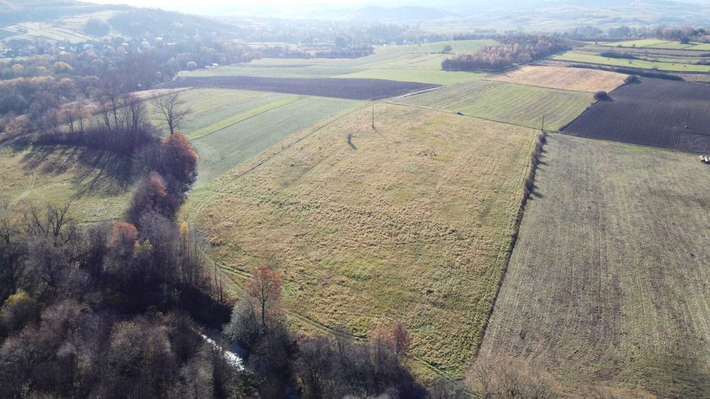 Sprzedam działkę 2,35 ha- Markowce obok miasta Sanok