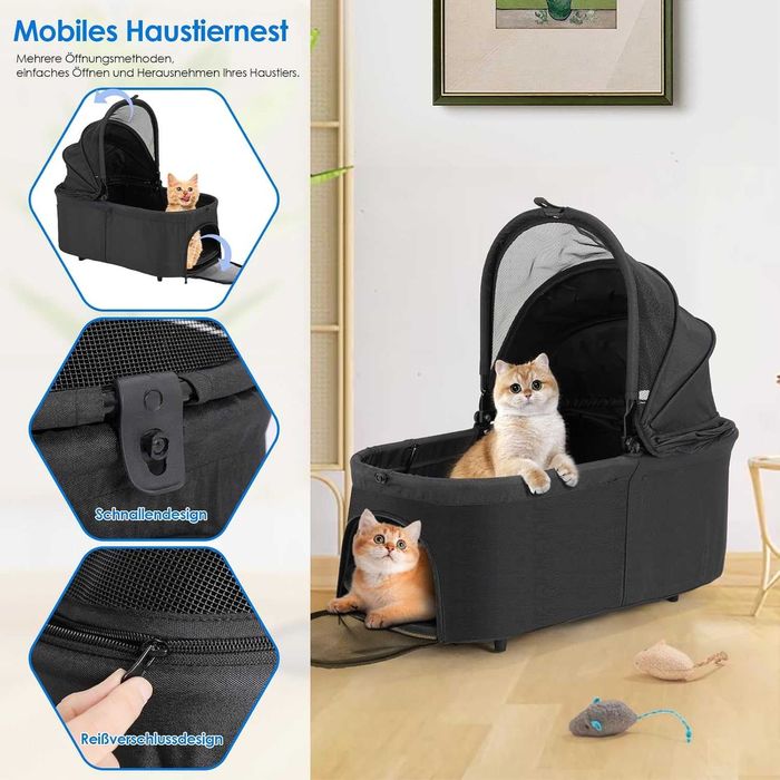 Nowy wózek dla psa / zwierząt / transporter / koszyk / klatka / A3173!