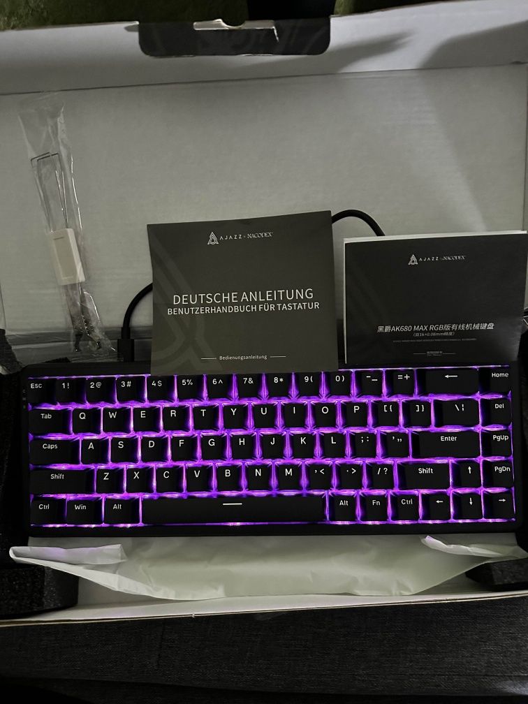 Магнитная клавиатура Ajazz ak680 MAX (RGB)