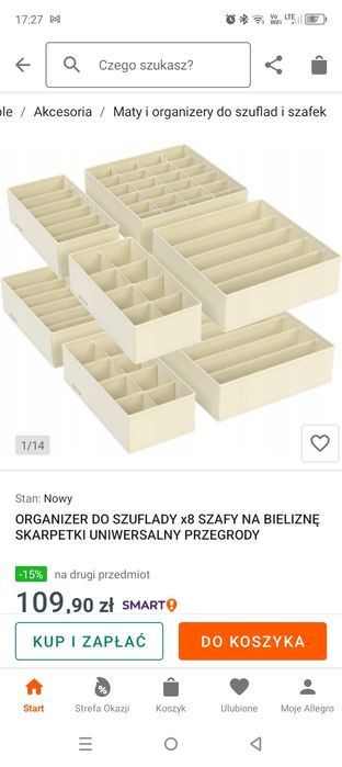 Organizer do szuflady