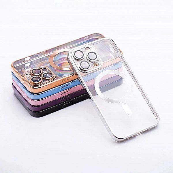 Etui Futerał Electro Mag Cover do iPhone 13 Pro srebrny