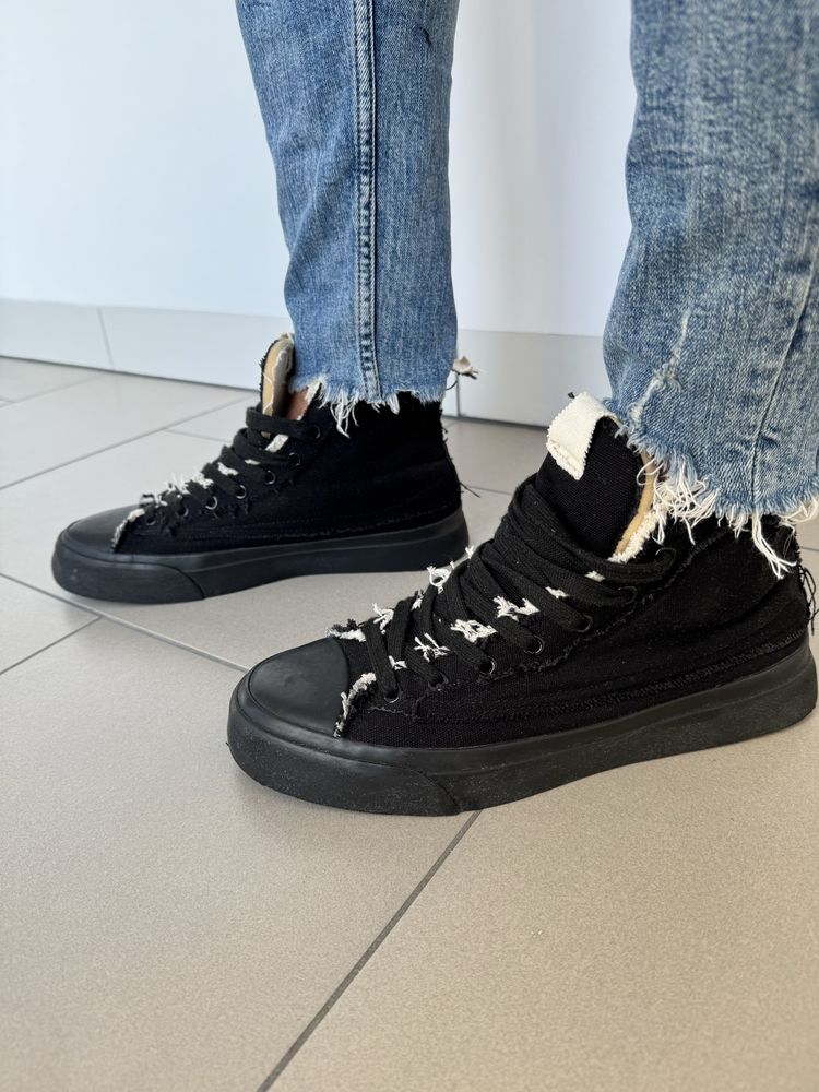 Czarne sneakersy męskie Zara