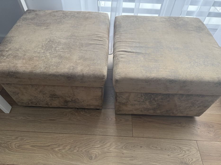 Pufa 61 cm x 61 cm ze schowkiem