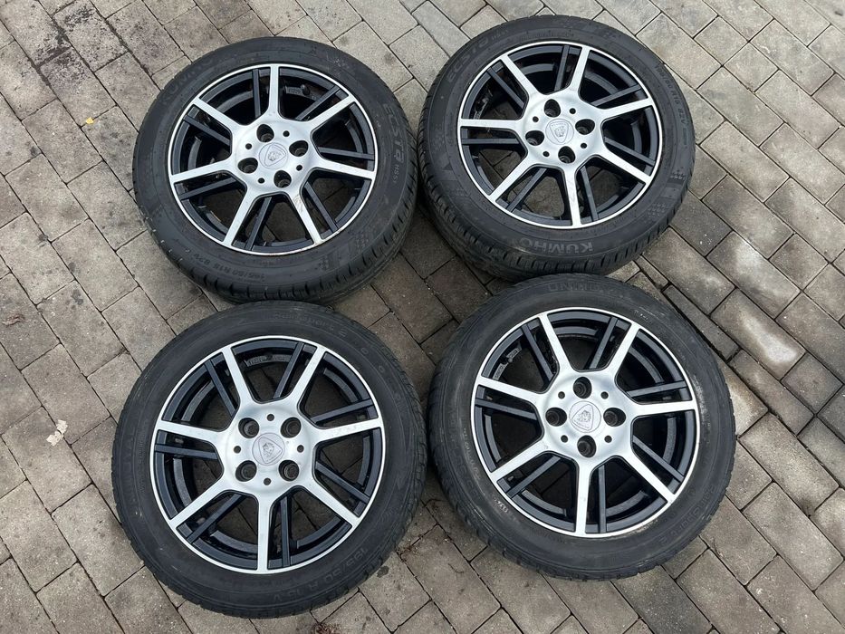 Alufelgi ALUETT 6Jx15 4x108 ET45 + opony 2x2011 2x2018
