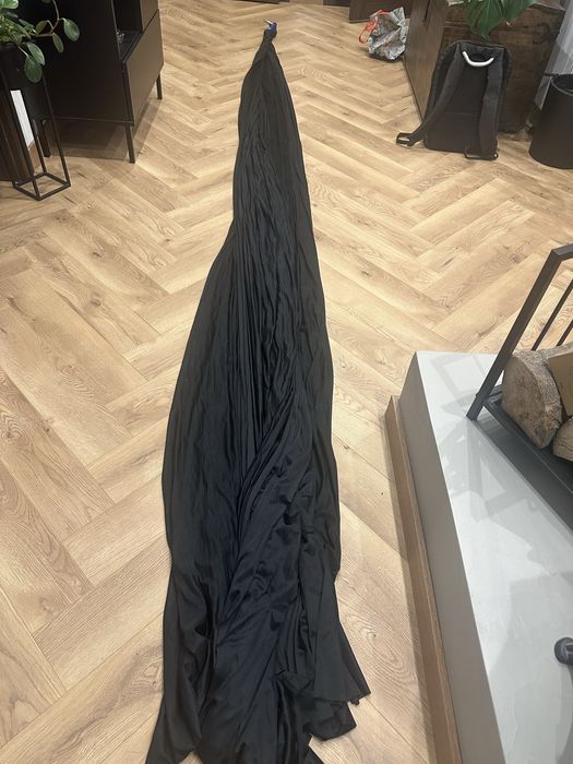 Szarfa akrobatyczna 8m czarna z mocowaniem