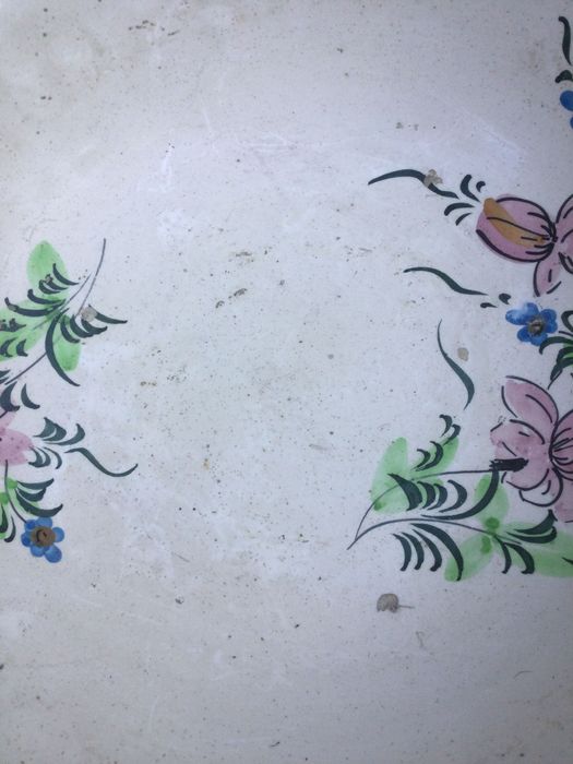 Bacia em Faiança Portuguesa séc XIX 39 cm Estremoz