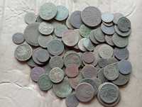 Старовинні монети копані не чищені 80 шт N1