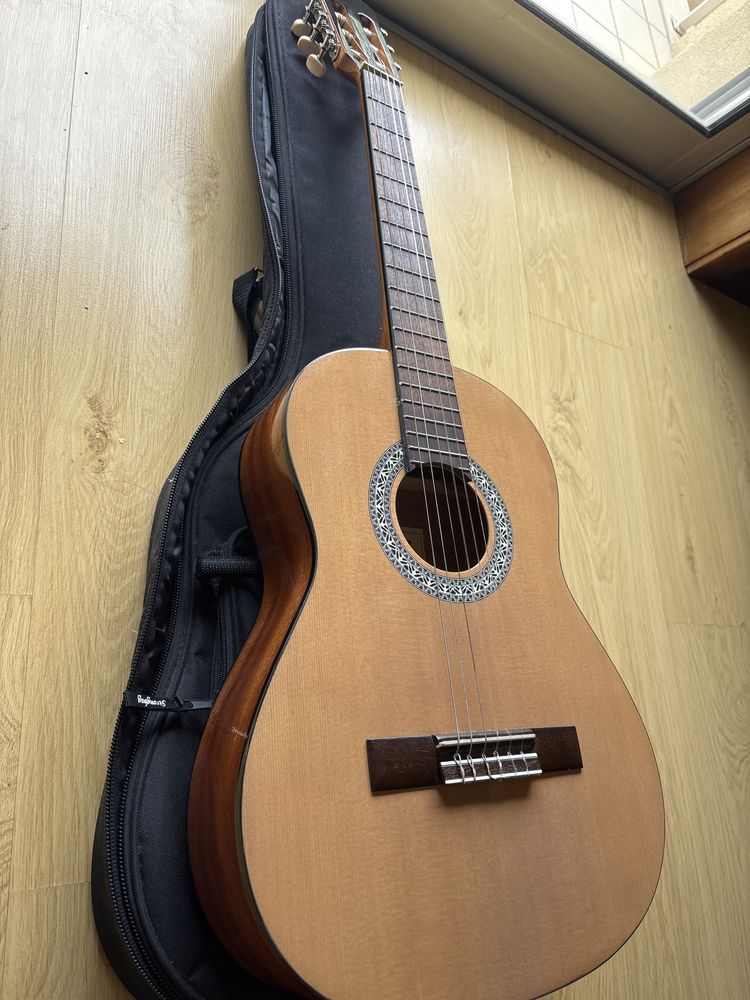 Guitarra admira com capa