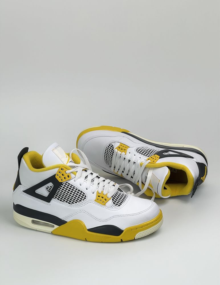 Оригинал Nike Air Jordan 4 Retro Vivide Sulfur (AQ9129 101) джордани