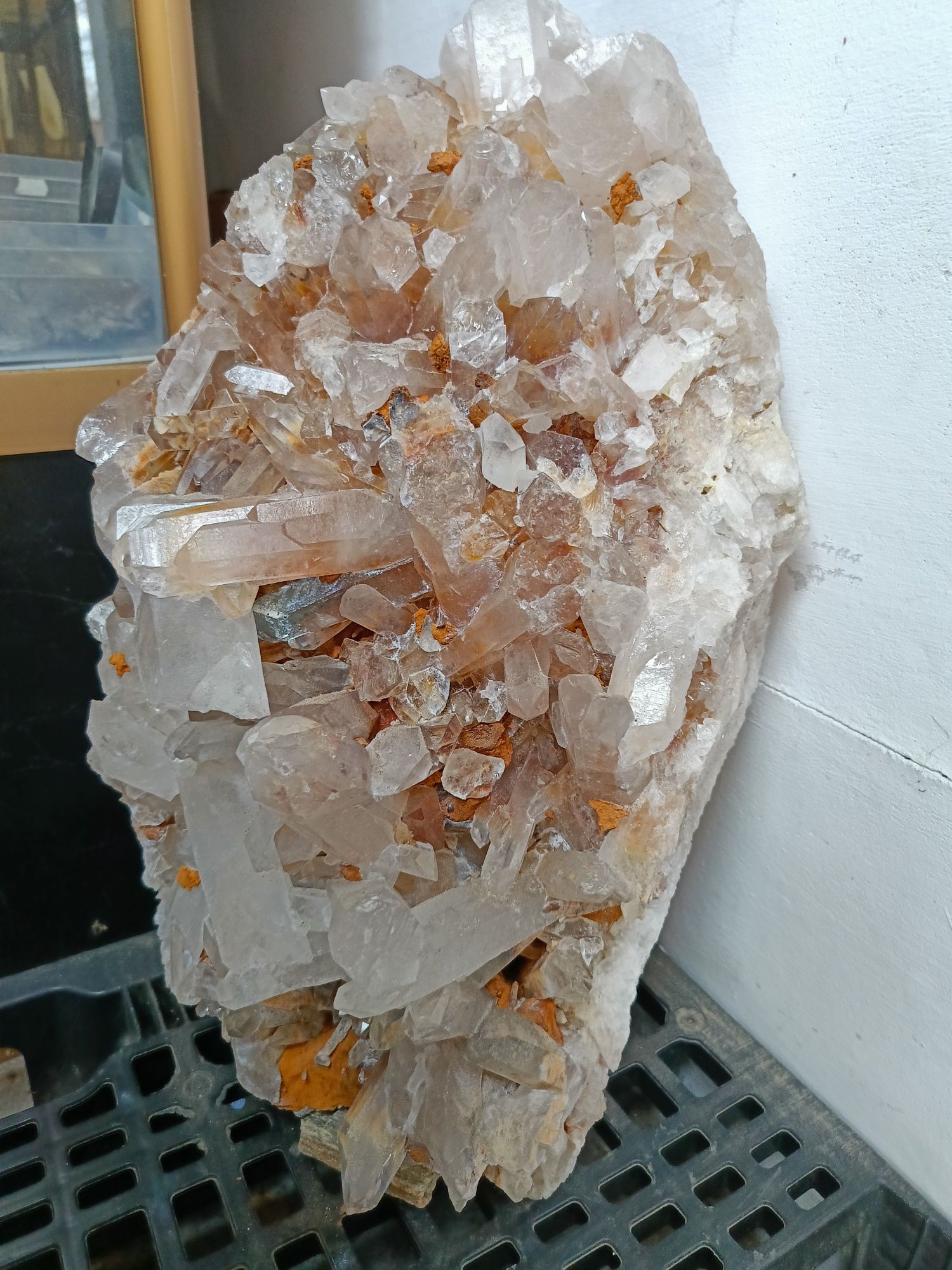 Naturalny kamień Kryształ Górski Olbrzym piękna krystalizacja