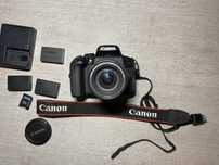 Canon 800D + lente 18-55 mm + 3 baterias + cartao de memoria 64 GB