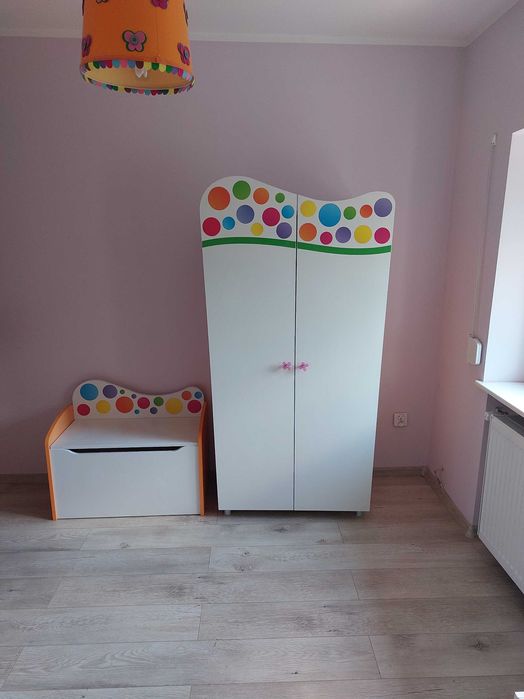 Komplet mebli 6sztuk Baby Best kolejcja Rainbow