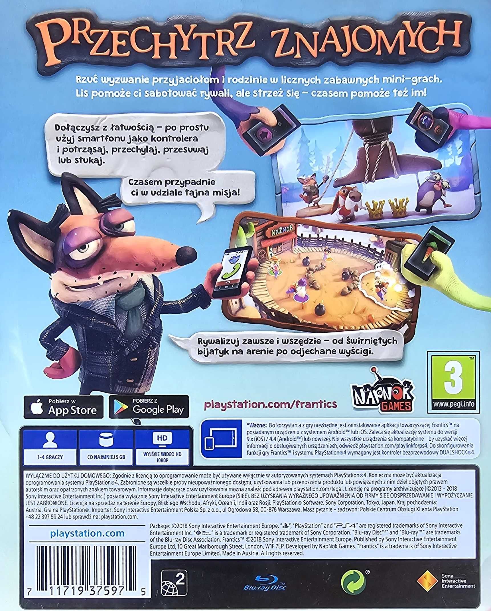 FRANTICS PL Playstation 4 PS4 PS5 Sklep Multigames Kraków
