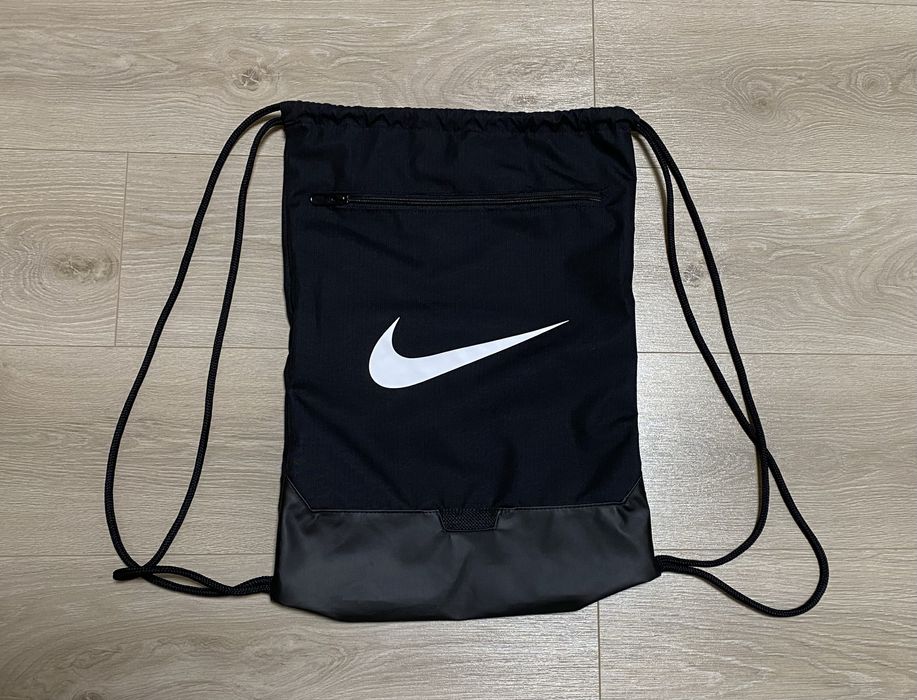 Рюкзак мішок Nike Brasilia Training Gym Bag чорна спортивна сумка найк