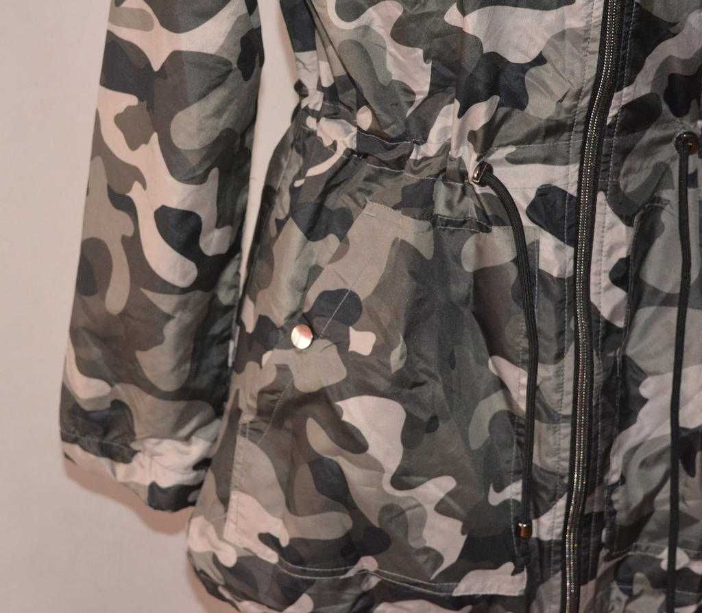 Wiosenna cienka kurtka parka bez podszewki Primark 34/36