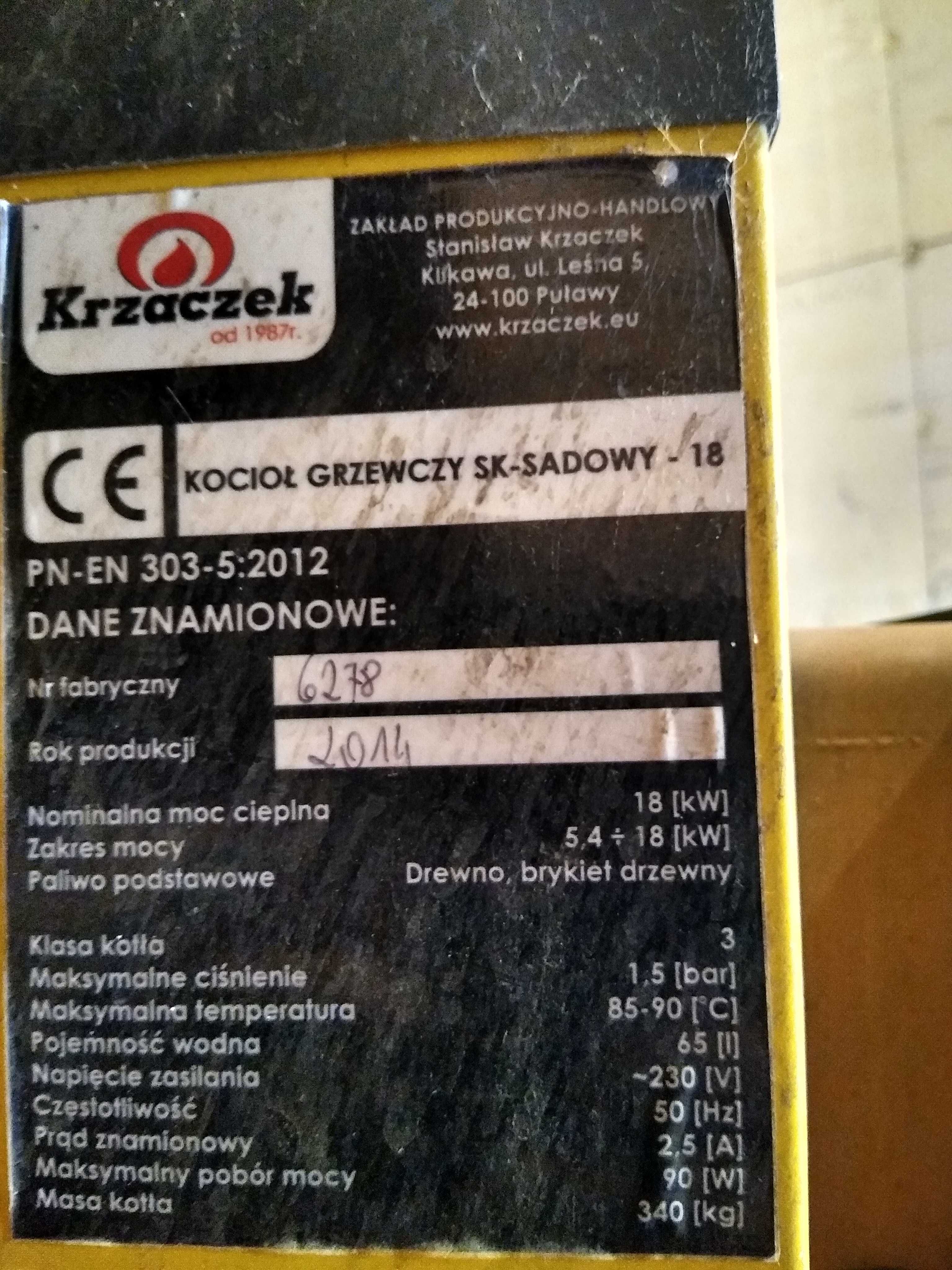Sprzedam piec Krzaczek