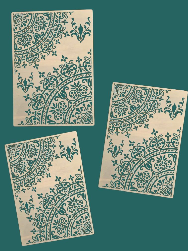 Szablony mandali, malarski, DIY, scrapbookingu, tynk ozdobny - Nowe