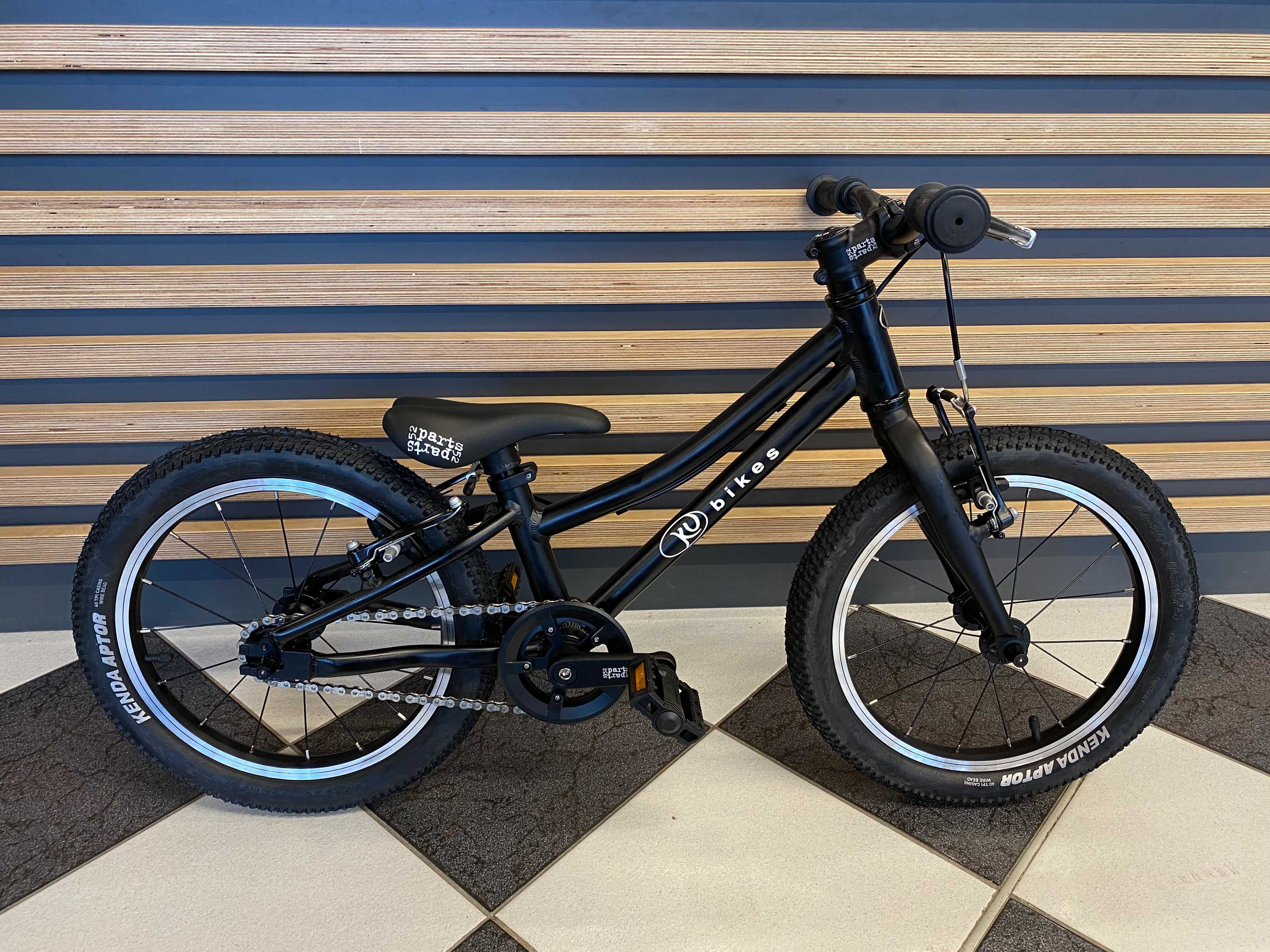 Rower dziecięcy KUBIKES 16S Black czarny 16 cali KRAKÓW