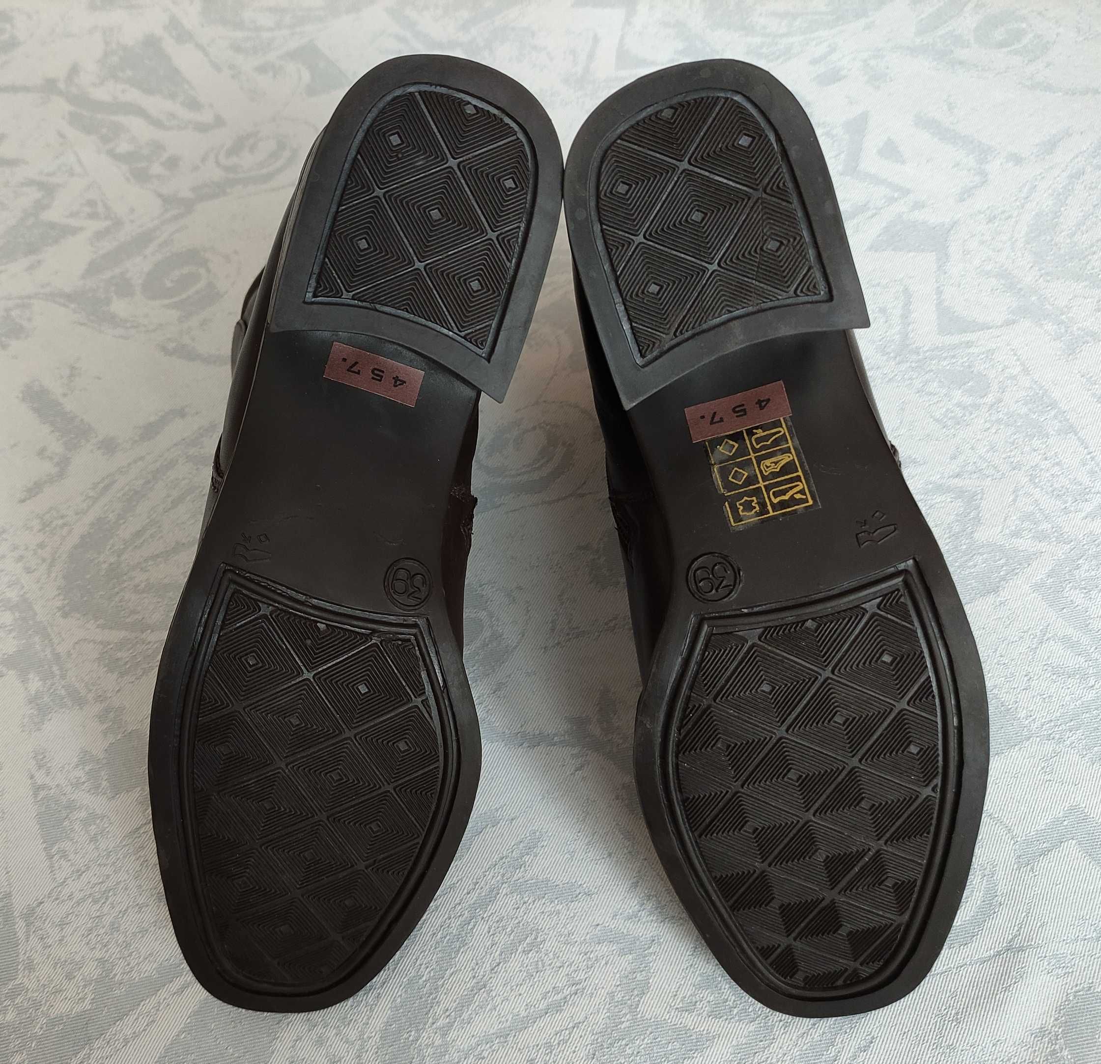 Новые кожаные ботинки осенние р39 женские шкіряні черевики осінні