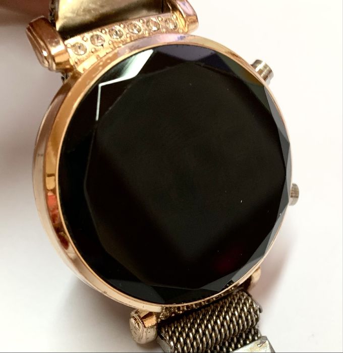 Elegancki zegarek na magnetycznym pasku KURREN - analogowo cyfrowy