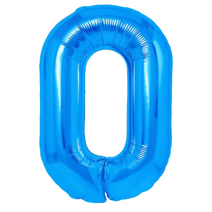 Balon Cyfra 0 Duży 100 cm Urodziny Przyjęcie