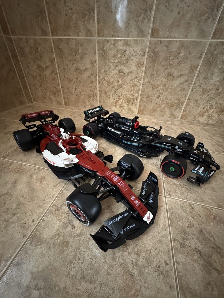 Lego Formula 1 Mercedes Alfa Romeo McLaren 1:8 F1 болиды Формула 1