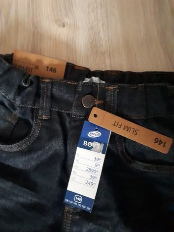 spodnie jeans chłopięce rozm.146