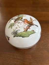 Caixa porcelana Herend Rothschild birds