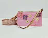 Mała torebka na ramię lub do ręki Vintage Louis Vuitton różowa