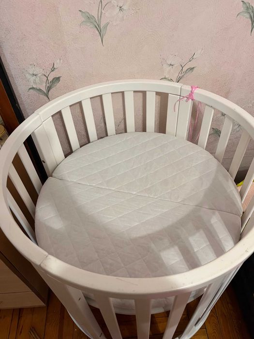 Дитяче ліжко трансформер 2в1 (кругле - овальне)