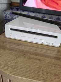 Wii antiga + 4 jogos