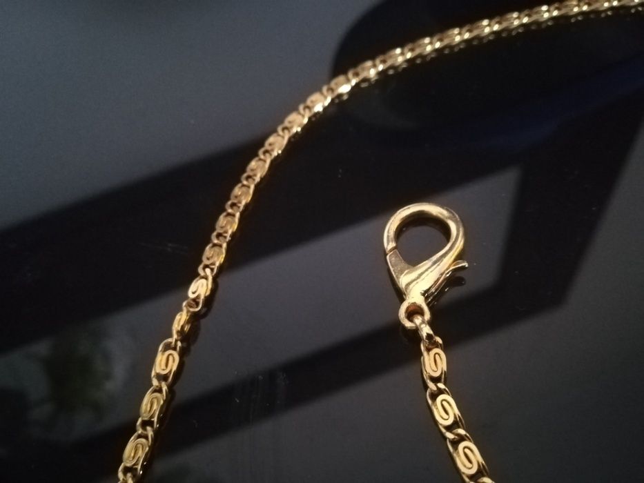 Corrente de Relógio Bolso Dourada - Novo