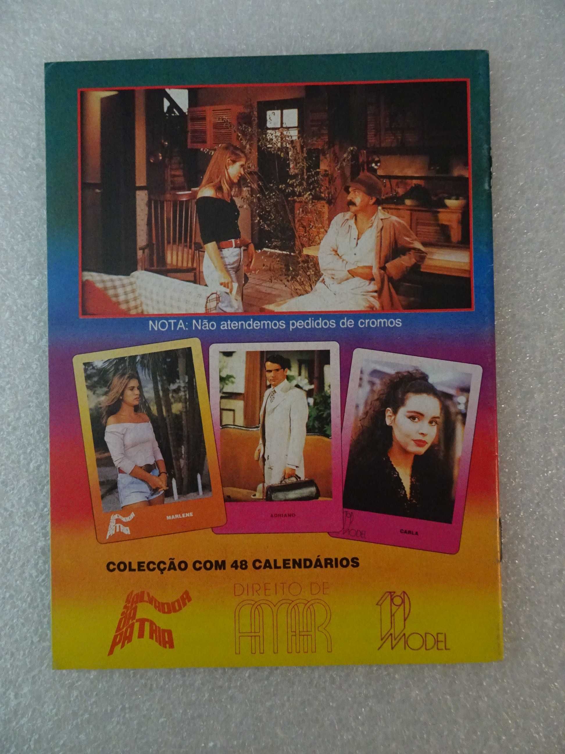 Caderneta de cromos vazia O Salvador da Pátria