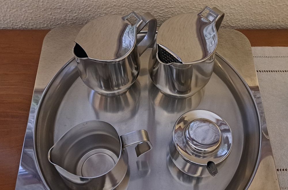 Conjunto Chá / Café Inox (baixa preço)