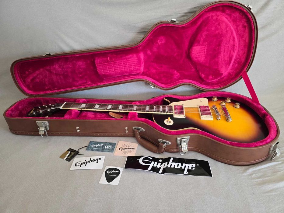 Epiphone Les Paul Standard 1959 Tabacco Burst z główką Gibsona