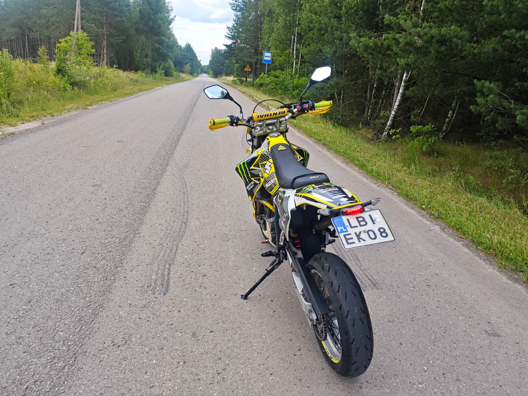 Suzuki DR-Z 400 A2 - Dwa zestawy kół, bardzo dobry stan, leovince x3, nowy napęd