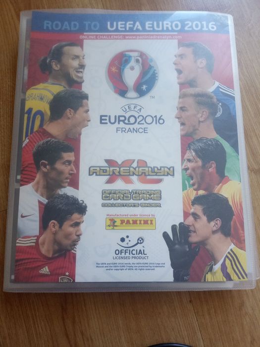 Album z kartami panini UEFA road to euro 2016