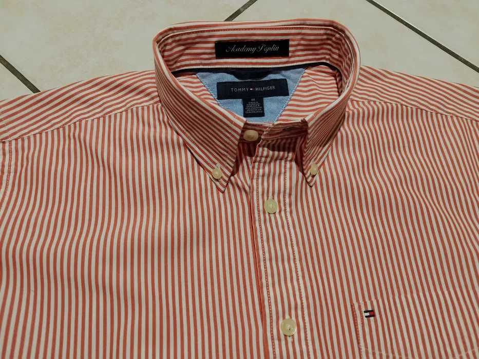 TOMMY HILFIGER USA - NOWA! z LOGO Koszula Męska rozmiar L