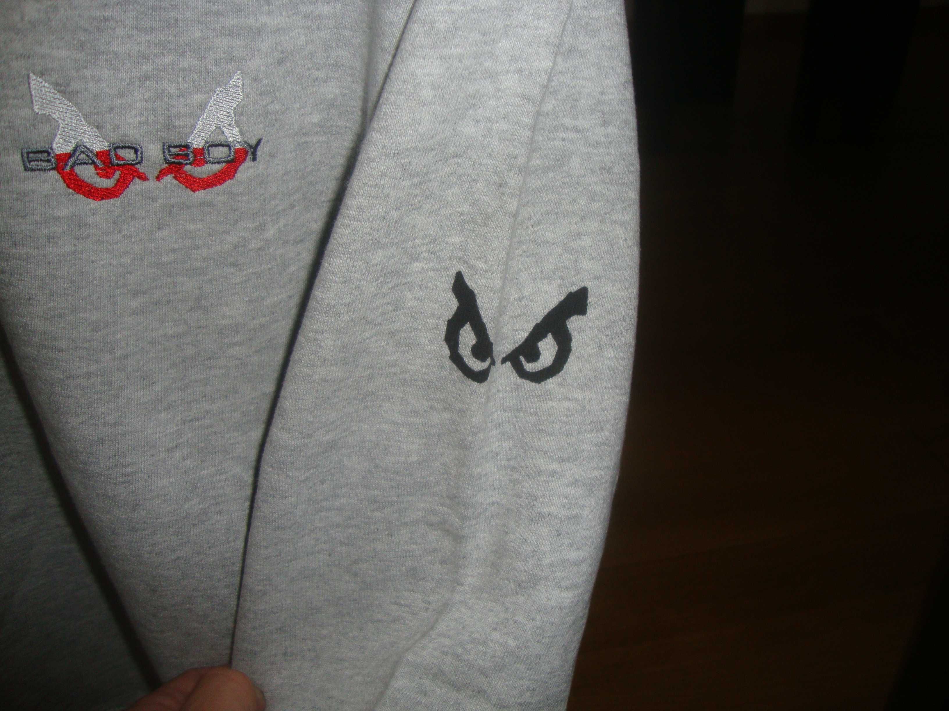Sweat Bad Boy cinzento mesclado