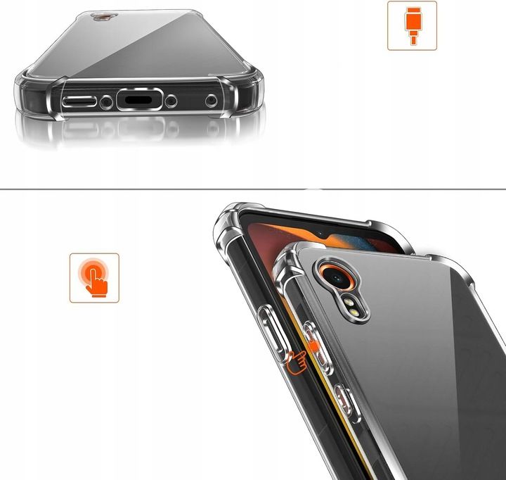 Etui do Galaxy Xcover 7 AntiShock Case Obudowa Wzmacniane Naroźniki