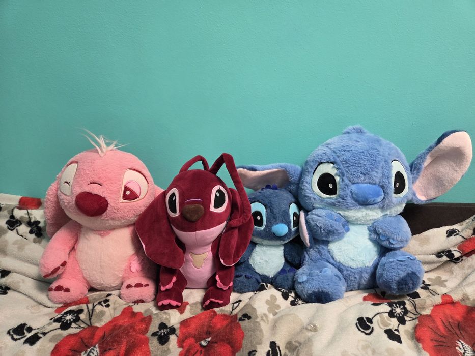 Мягка нова  іграшка Стіч і його сім'я