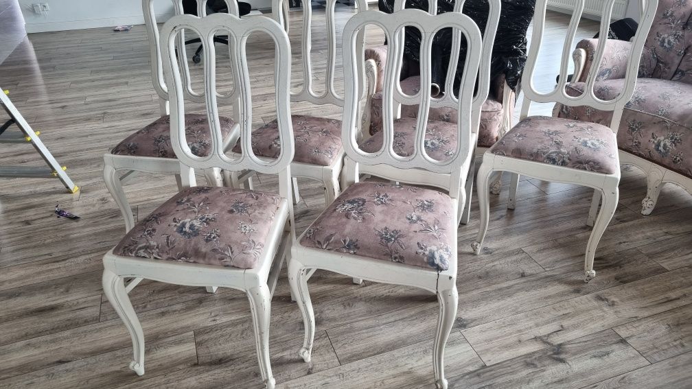Meble salon i jadalnia - styl prowansalski
