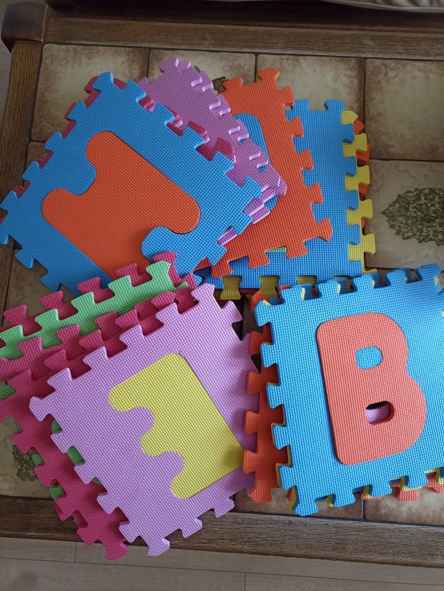 Puzzle piankowe alfabet dla dzieci