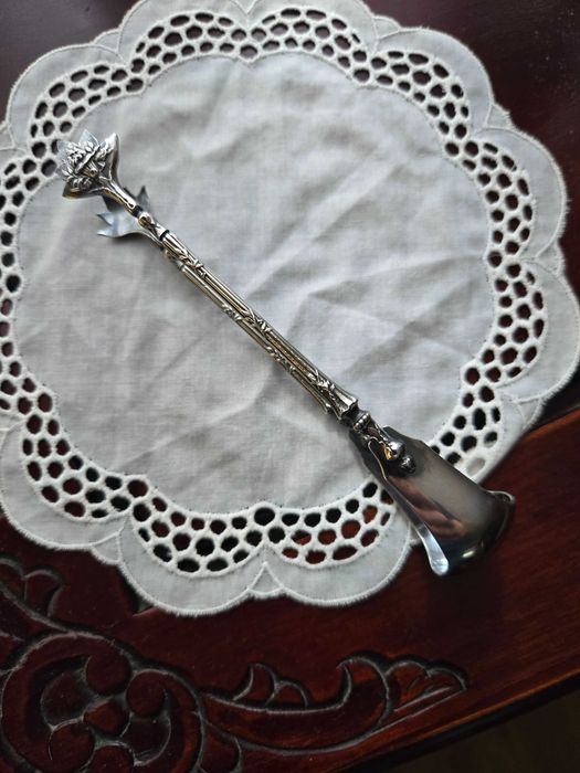 Szczypce Pazurki srebro Pr 950 Minerva Francja-Paryż do cukru lub lodu