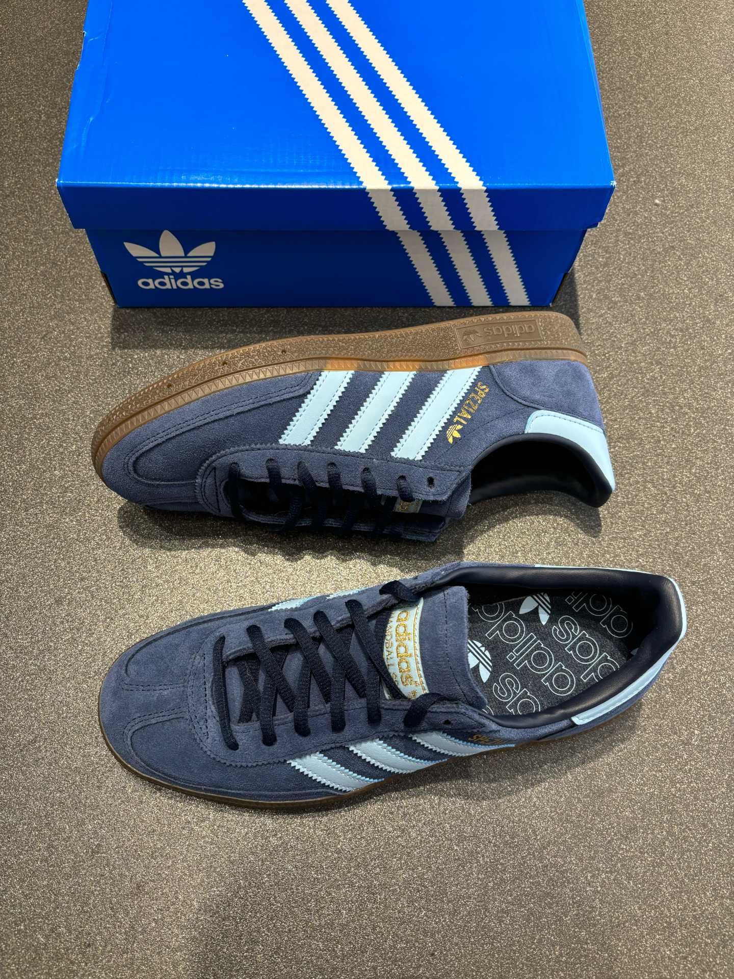Adidas Handball Spezial Navy moda Oddychający Nowe buty unisex.38.5