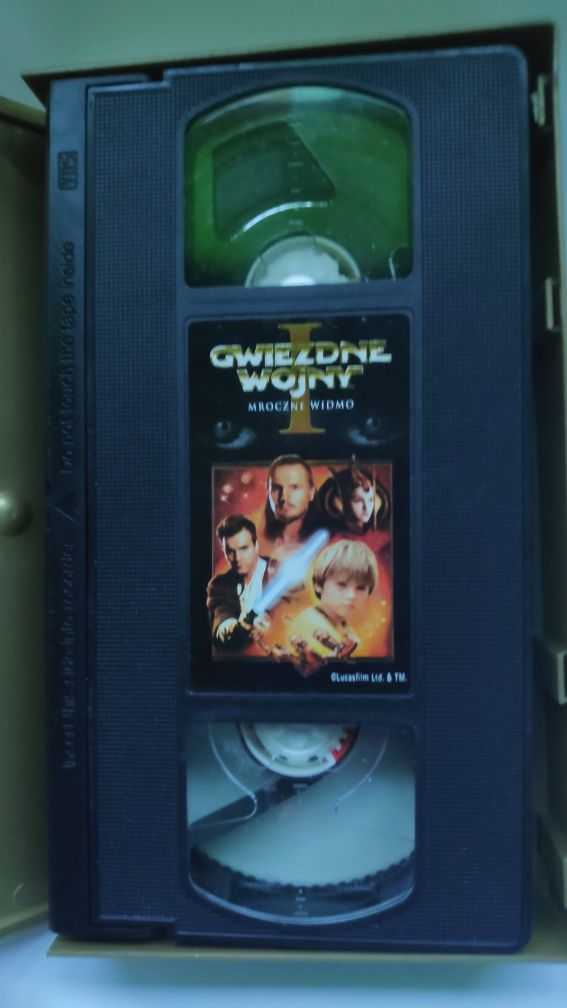 Kasety VHS, Wiedźmin, Picasso Trigger, Star Wars Mroczne Widmo
