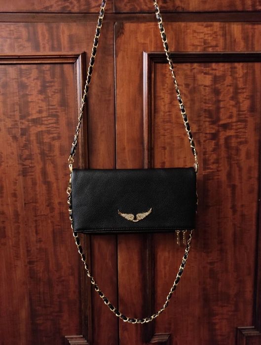 Сумка кросс боди Задиг и вольтер с крыльями