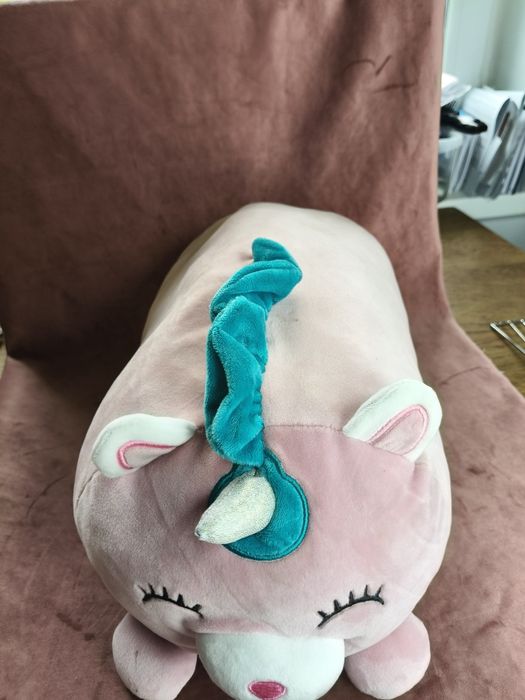 Duża pluszowy jednorożec pluszak poduszka 33