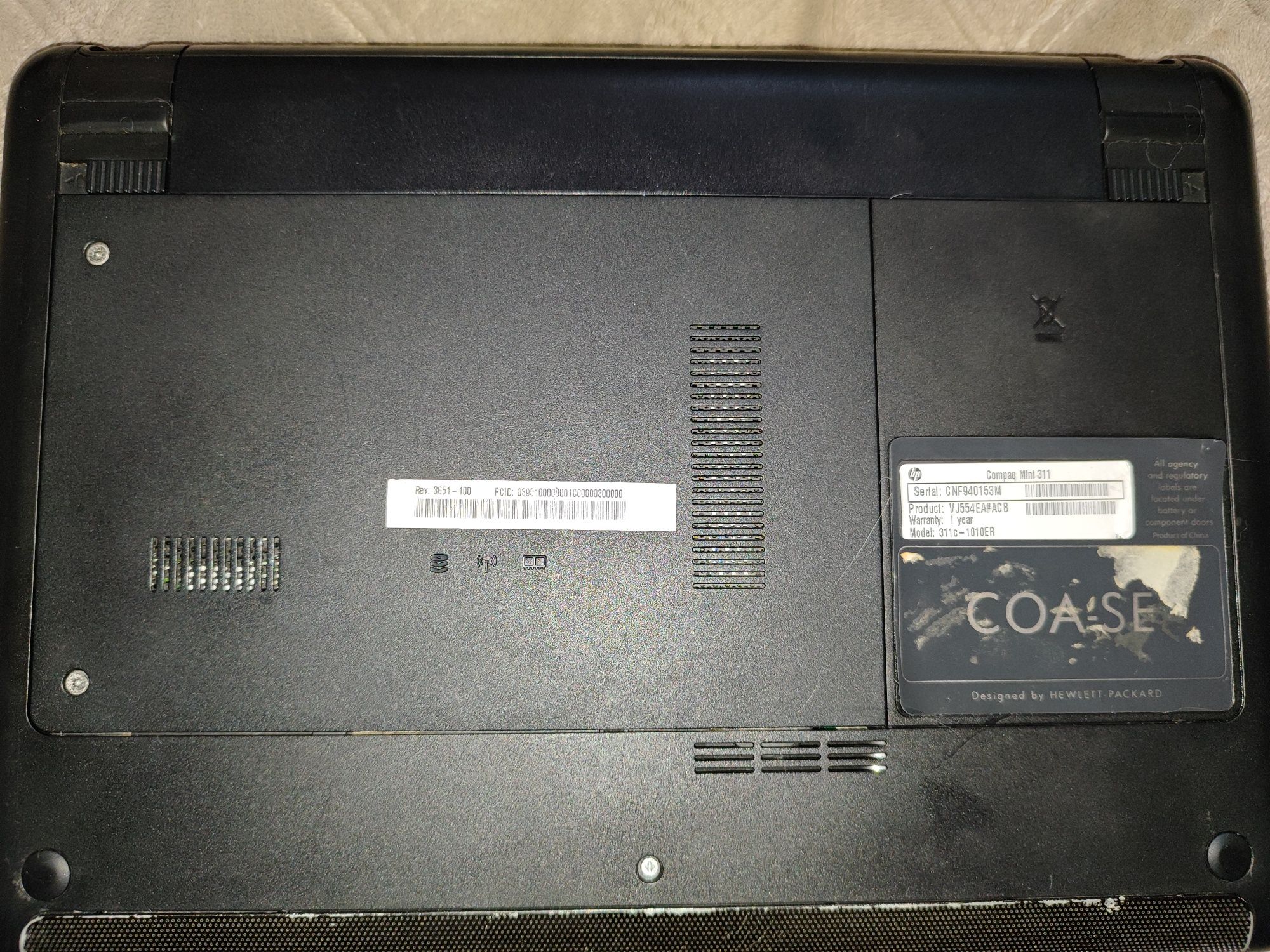 Продам нетбук compaq mini 311