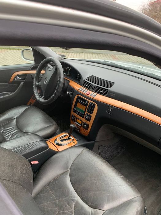 W220 3.2 автомат газ чорна шкіра